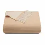 Throw blankets - Fara double-face recycled wool throw - SOFIA TOSCANO