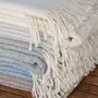 Fabrics - Dream recycled wool and cashmere throw - SOFIA TOSCANO