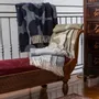 Fabrics - Super Soft Babele Flower recycled-cotton throw - SOFIA TOSCANO