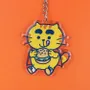 Decorative objects - Recycled acrylic “Brioche - burger” keychain - YEAAAH! STUDIO