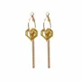 Jewelry - GOLD TIKA COMPO AMORE EARRINGS - TELLMEE