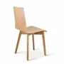 Chaises pour collectivités - Chaise minimaliste LUKA W en chêne - DELTA