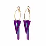 Jewelry - TIKA COMPO RADIANT ISOCEL Midnight Blue earrings - TELLMEE