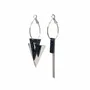 Jewelry - TIKA COMPO SILVER GLITTER EARRINGS - TELLMEE