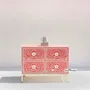 Commodes - Mini-commode rouge - HOUSE OF JAIPUR