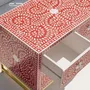 Commodes - Mini-commode rouge - HOUSE OF JAIPUR