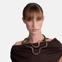 Bijoux - Collier serpent long - C.KARAKALPAKI