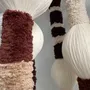 Decorative objects - Grand Horizon Totem: Handmade Monumental Textile Installation Suspende - SARMAL DESIGN