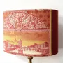 Lampes de table - Abat-jours toile de Jouy motif "Monuments de Paris" - CHATEAU TALES