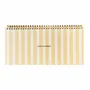 Papeterie bureau - Fabrique Deskplanner Stripes Yellow - A-JOURNAL