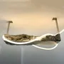 Ceiling lights - Natural Shape Concrete Ceiling Lamp with Light Tube - CASE STUDIOS