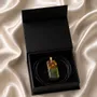 Jewelry - Baltic Amber & Resin Pendant – Rectangle, 38x18x6 mm – Emerald Reverie - GLASS4CANDLES