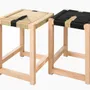 Tabourets - Tabouret en bois Solo - V&V MACRAME