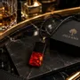 Jewelry - Bog Oak & Baltic Amber Pendant – Rectangle – Baltic Ember Monolith - GLASS4CANDLES