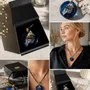 Jewelry - Bog Oak & Resin Pendant Necklace – Round, 39x38x6 mm - GLASS4CANDLES