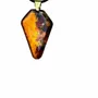 Jewelry - Bog Oak Pendant Necklace – Shield, 45x20x6 mm - GLASS4CANDLES