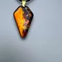 Jewelry - Bog Oak Pendant Necklace – Shield, 45x20x6 mm - GLASS4CANDLES