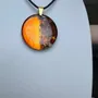 Jewelry - Bog Oak Pendant Necklace – Round, 39x38x6 mm - GLASS4CANDLES