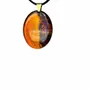 Jewelry - Bog Oak Pendant Necklace – Oval, 37x28x6 mm – Natural Oval - GLASS4CANDLES