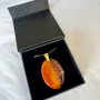 Jewelry - Bog Oak Pendant Necklace – Oval, 37x28x6 mm – Natural Oval - GLASS4CANDLES