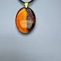 Jewelry - Bog Oak Pendant Necklace – Oval, 37x28x6 mm – Natural Oval - GLASS4CANDLES