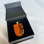 Jewelry - Bog Oak & Amber Pendant Necklace – Shield, 37x26x6 mm – Natural Shield - GLASS4CANDLES