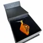 Jewelry - Bog Oak & Baltic Amber Pendant Necklace – Diamond – Natural Geometric - GLASS4CANDLES