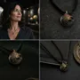 Jewelry - Bog Oak Pendant – Round, 20x20x20 mm – Sphere Pendant - GLASS4CANDLES