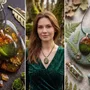 Jewelry - Baltic Amber & Resin Pendant – Oval, 37x28x6 mm – Emerald Reverie - GLASS4CANDLES