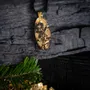 Jewelry - Bog Oak & Gold-Tone Leaf Pendant, 39x16x6 mm – Ancient Chronicle - GLASS4CANDLES