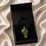 Jewelry - Resin & Gold-Tone Leaf Pendant, 39x24x6 mm – Golden Reflections - GLASS4CANDLES