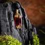 Jewelry - Resin & Gold-Tone Leaf Pendant – Drop, 39x16x6 mm – Red Stardust - GLASS4CANDLES