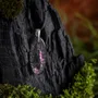Jewelry - Bog Oak & Resin Pendant – Drop, 39x16x6 mm – Timeless Shadows - GLASS4CANDLES