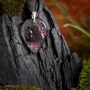 Jewelry - Bog Oak & Resin Pendant – Drop, 37x26x6 mm – Timeless Shadows - GLASS4CANDLES