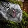 Jewelry - Bog Oak & Resin Pendant – Drop, 37x26x6 mm – Timeless Shadows - GLASS4CANDLES