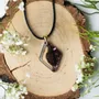 Jewelry - Bog Oak & Resin Pendant – Diamond, 37x26x6 mm – Timeless Shadows - GLASS4CANDLES