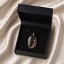 Jewelry - Bog Oak & Resin Pendant – Oval, 37x28x6 mm – Timeless Shadows - GLASS4CANDLES
