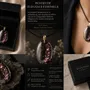 Jewelry - Bog Oak & Resin Pendant – Oval, 37x28x6 mm – Timeless Shadows - GLASS4CANDLES