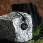 Jewelry - Bog Oak & Resin Pendant – Round, 35x35x10 mm - GLASS4CANDLES