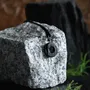 Jewelry - Bog Oak & Resin Pendant – Round, 35x35x10 mm - GLASS4CANDLES