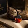 Jewelry - Bog Oak & Baltic Amber Pendant – Oval, 40x25x8 mm - GLASS4CANDLES