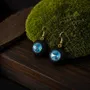 Jewelry - Bog Oak Earrings – Round, 12x12x10 mm - GLASS4CANDLES