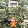 Children's decorative items - Handmade Felt Christmas Ornaments — Set of 5 - GUBERKA