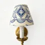 Hanging lights - Toile de Jouy flame-clip lampshade - CHATEAU TALES