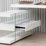 Mobilier et rangements pour bureau - Bureau  blanc et verre - ANGEL CERDÁ