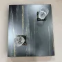 Tables basses - Table basse en chêne noir – rectangle, 45x59x49 cm – Copper Rift - GLASS4CANDLES