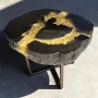 Coffee tables - Bog Oak Coffee Table – 45x57x48 cm – Valle d'Oro - GLASS4CANDLES