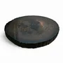 Tables basses - Table basse en chêne noir ancien – cercle, 45x104x94 cm - GLASS4CANDLES