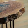 Tables basses - Table basse en noyer – 55x72x47 cm - GLASS4CANDLES