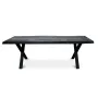 Dining Tables - Bog Oak Dining Table – Rectangle, 77x225x84 cm - GLASS4CANDLES